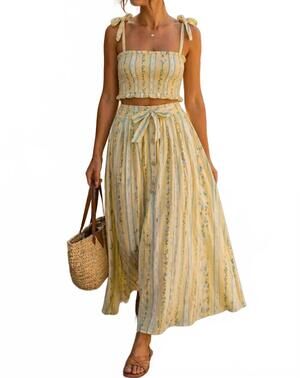 NEW BILA77 women's via niccola skirt in yellow